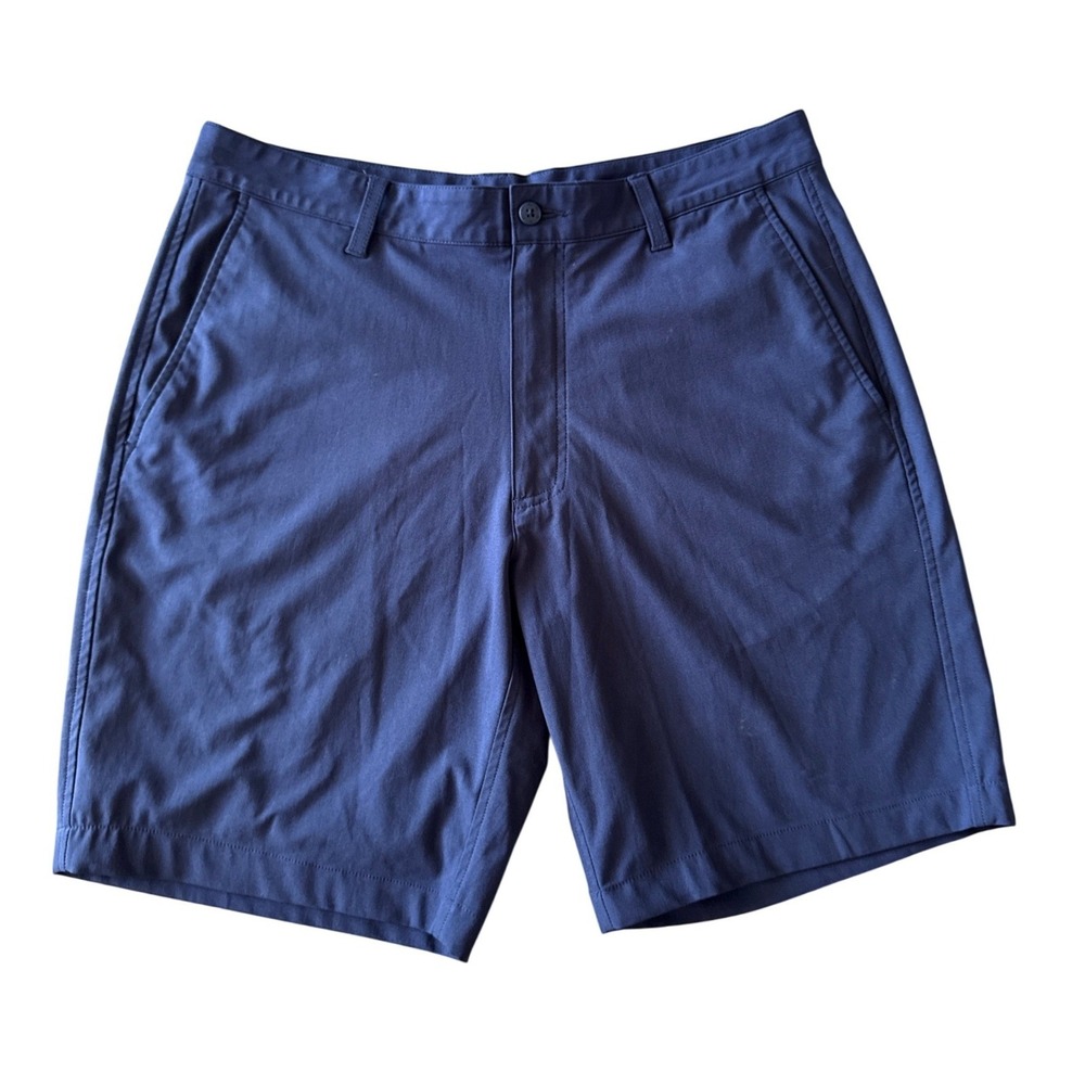 FootJoy FJ Mens Modern Golf Shorts Performance Tech W34 Blue Athletic Activewear